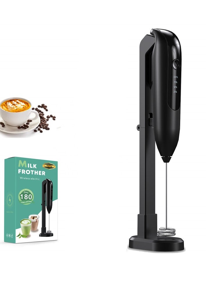 خفاق حليب كهربائي يدوي – خلاط صغير قابل لإعادة الشحن للكريمة والكيك والخبز - Image 5