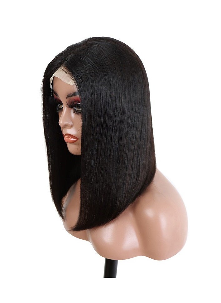 Estelle Short Bob Wig Human Hair 13x4 Frontal Lace Wig for Black Women Glueless Wigs Human Hair Pre Plucked Color No 1  - Image 1