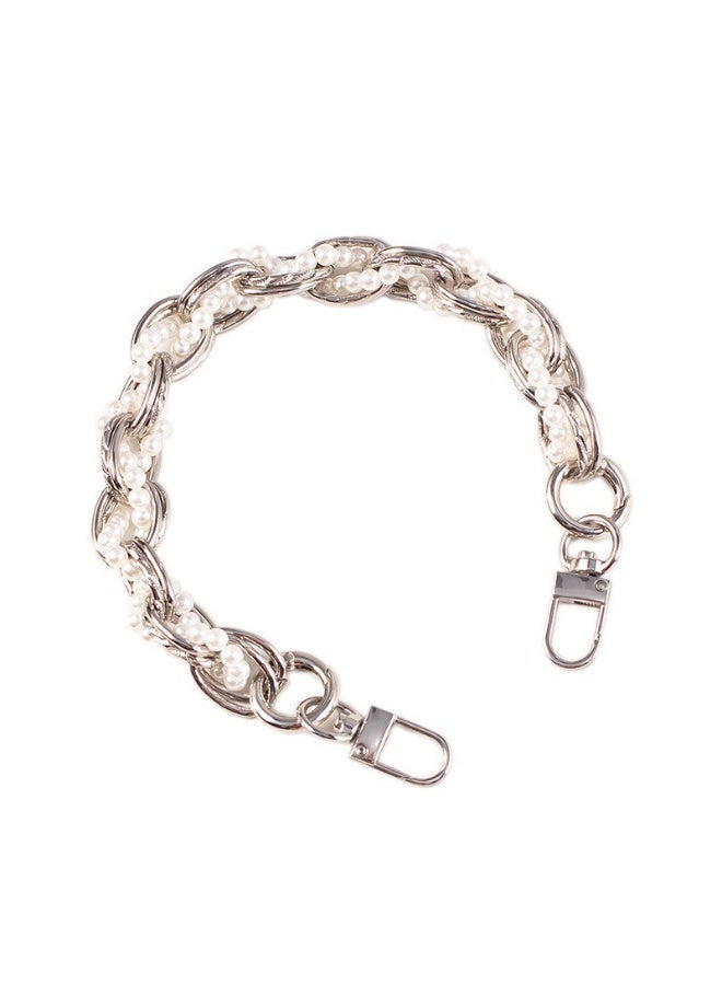 Kiffiyeh Styling Women's Phone Lanyard | Trendy Phone Chain Accessory | Handbag Pearl Decoration Rope & Hanging Chain - Image 1