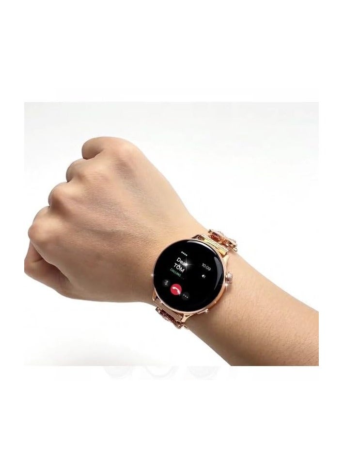 Haino Teko G12 MINI AMOLED Round Watch  Comes With 3 Pairs Of Interchangeable Straps, Allowing You To Switch Up The Look To Match Your Outfit Or Mood. - Image 1