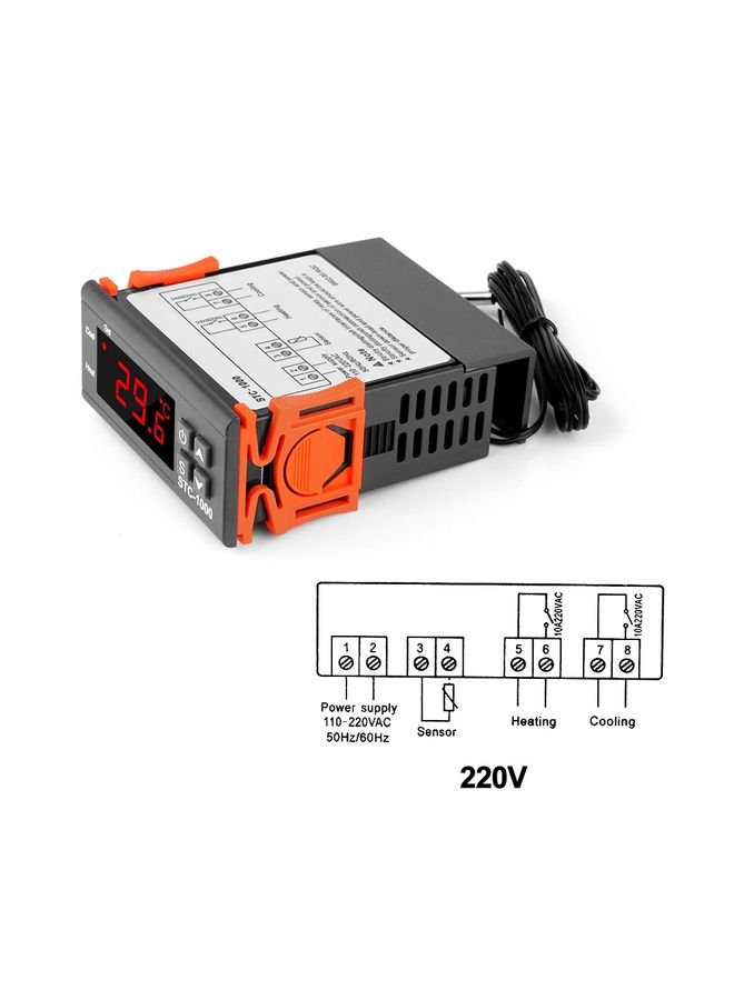 STC-1000 220V Digital Temperature Controller LED Temperature Regulator Thermostat for Incubator Relay 10A Heating and Cooling  - Image 2