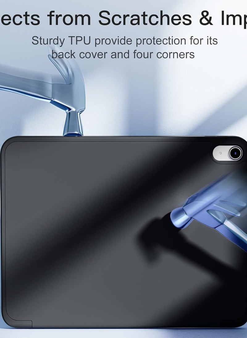 JAJEEK Compatible with iPad 10th Generation Case 10.9 Inch 2022, Slim Trifold Stand Protective Cover with Pencil Holder, Soft TPU Back, Auto Sleep/Wake Function, Lightweight, Durable, and Easy to Carry - Image 4