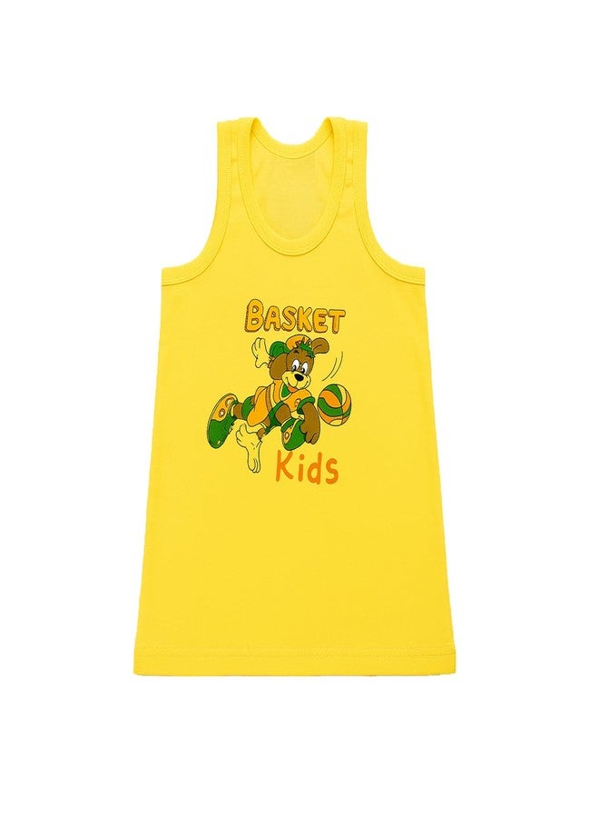 معرف com لهذا التطبيق هو سترات قطنية بدون أكمام للأطفال الرضع من كيدبيا® | طبعات ناعمة ولطيفة، ملابس صيفية للأطفال الرضع، عبوة من 3 قطع (3-4 سنوات) - Image 3