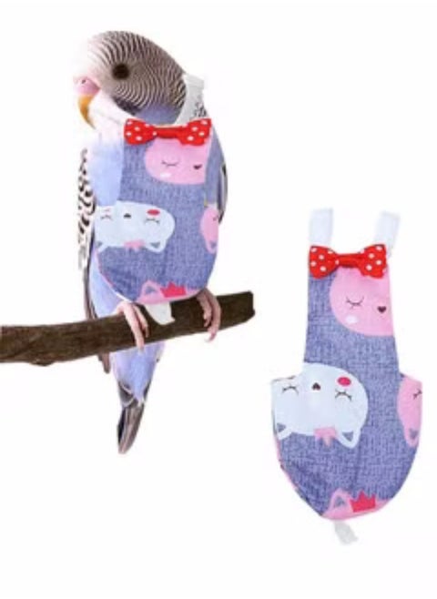 One piece Soft Birds Flight Suits Washable and Reusable Parrots Nappies