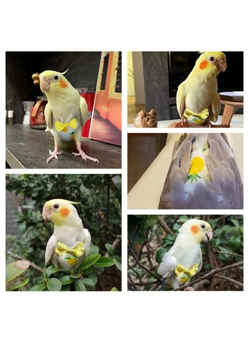 One piece Soft Birds Flight Suits Washable and Reusable Parrots Nappies