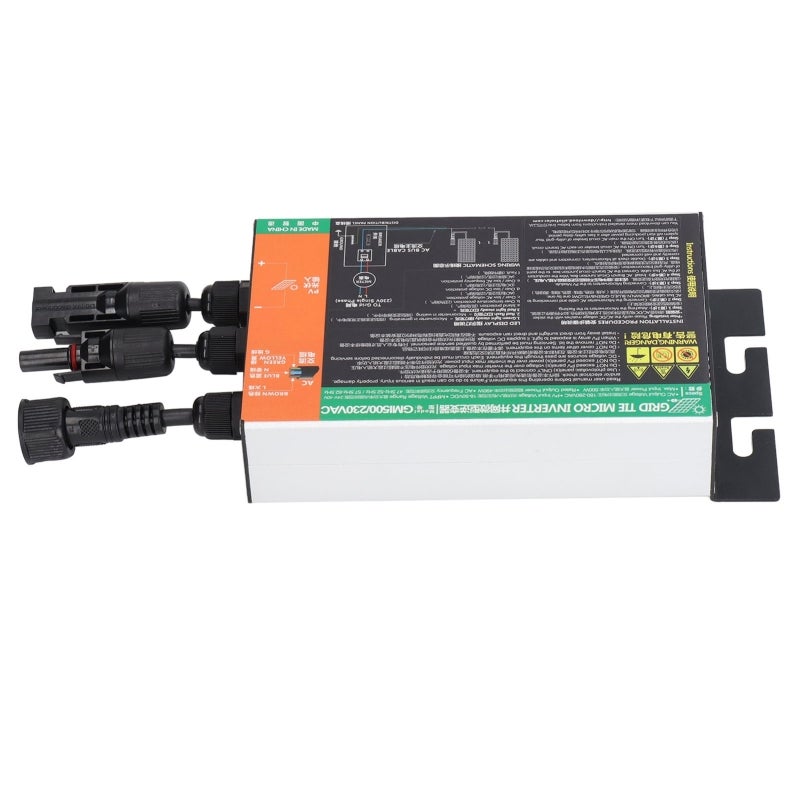 Solar Micro Inverter Grid Connected 0.2 to 1.6KW Sine Wave Inverter - Wear Resistant Aluminum Alloy PV Inverter for Home Rooftop Solar System - Image 4