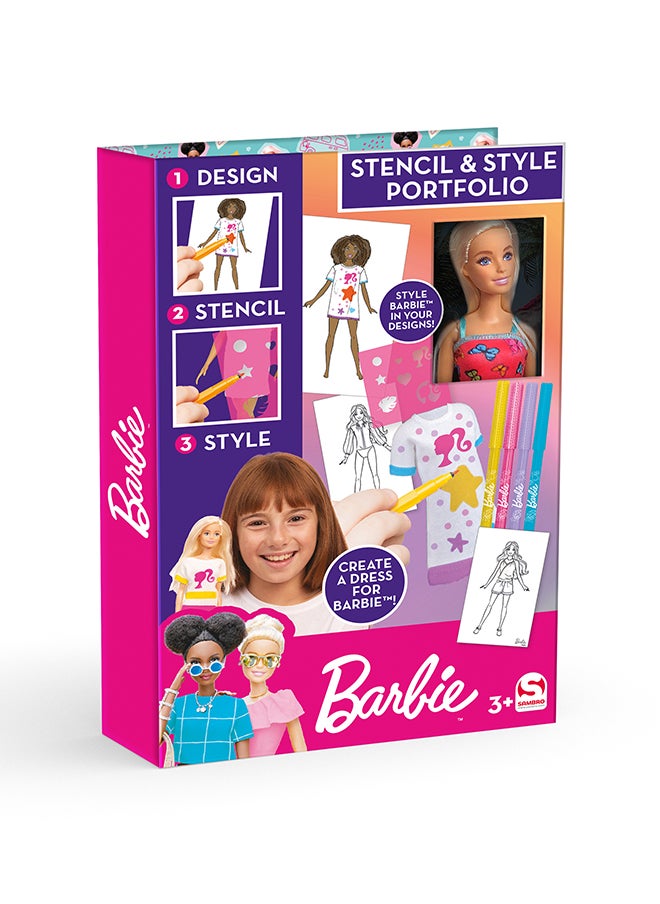 Barbie Barbie Stencil & Style With Doll  - Image 2