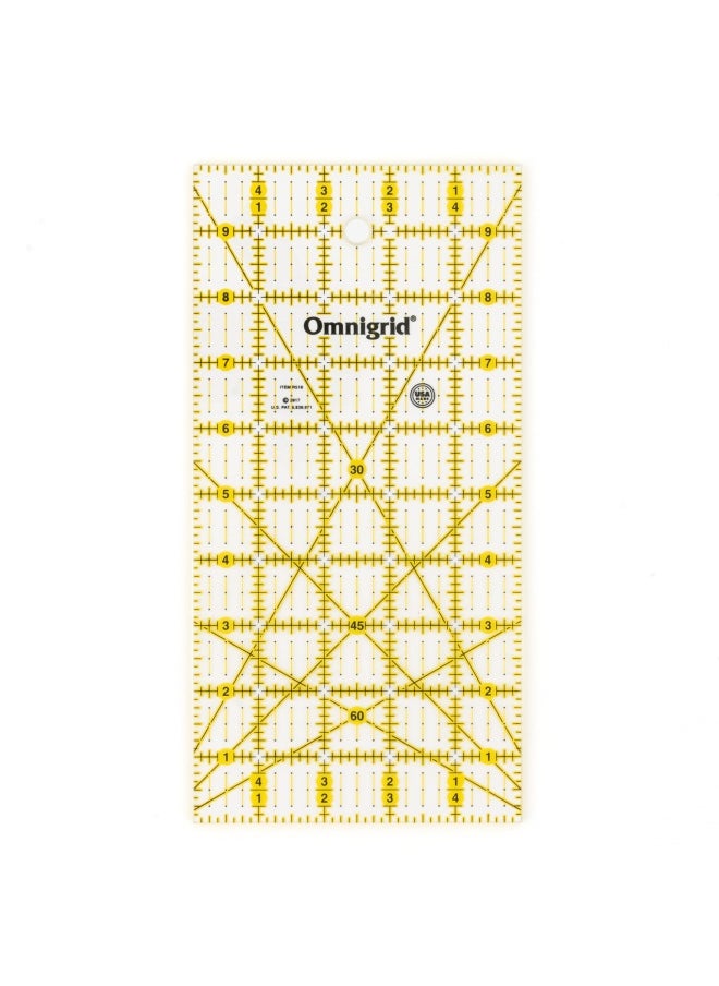 Omnigrid 5 in x 10 Quilting Rulers 5 x 10 Clear  - Image 1