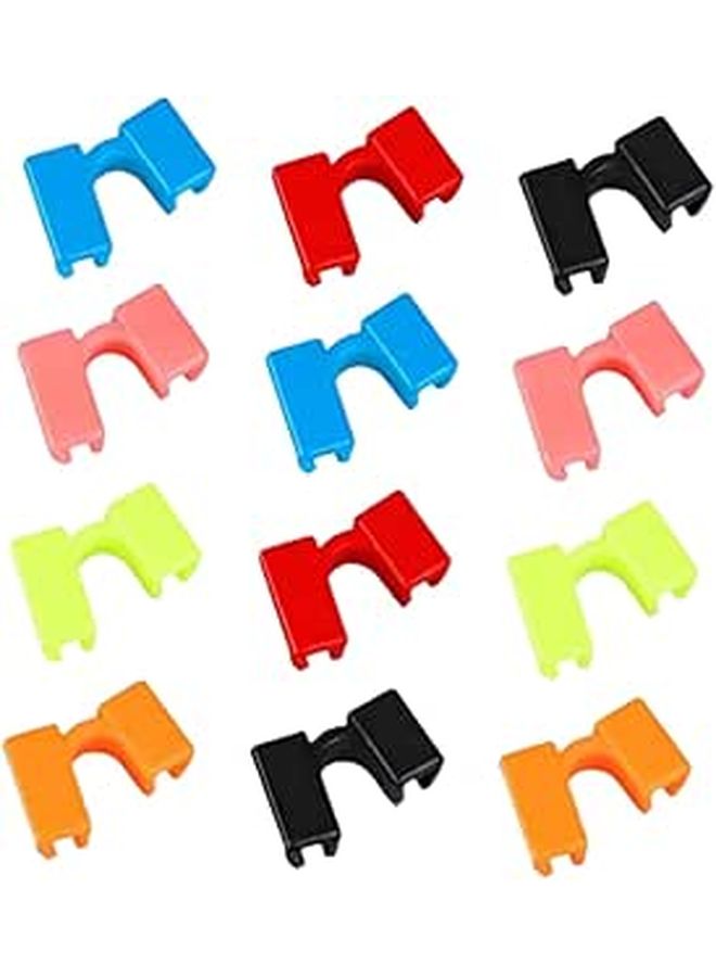 12 Pcs Reusable Chopstick Trainer Clips PE Material Adjustable Hinges For Beginners Easy To Use Training Tool For Boys Girls Adults - Image 1