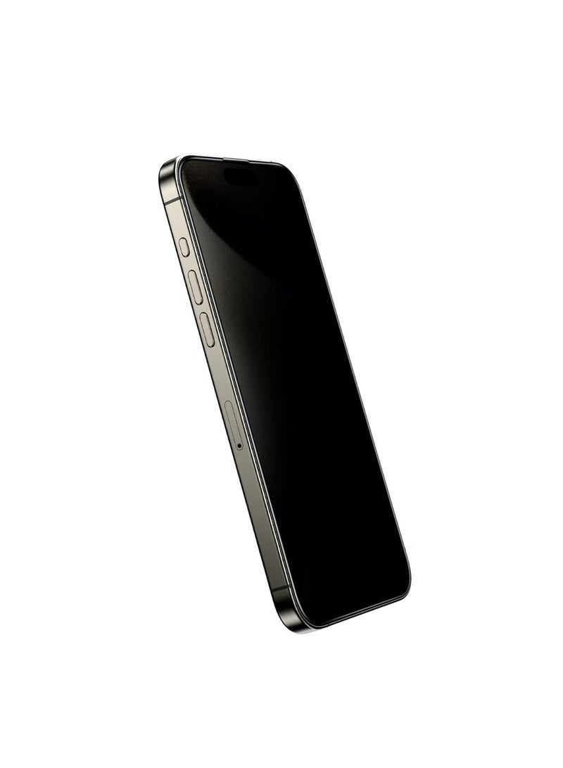 GREEN LION Anthony 360° Privacy Screen for iPhone 16 Pro / 4 Way Privacy Filter / Grease Resistance Anti-Scratch / Anti Peeping / Anti Fingerprint / Extreme Durability – Black - Image 2