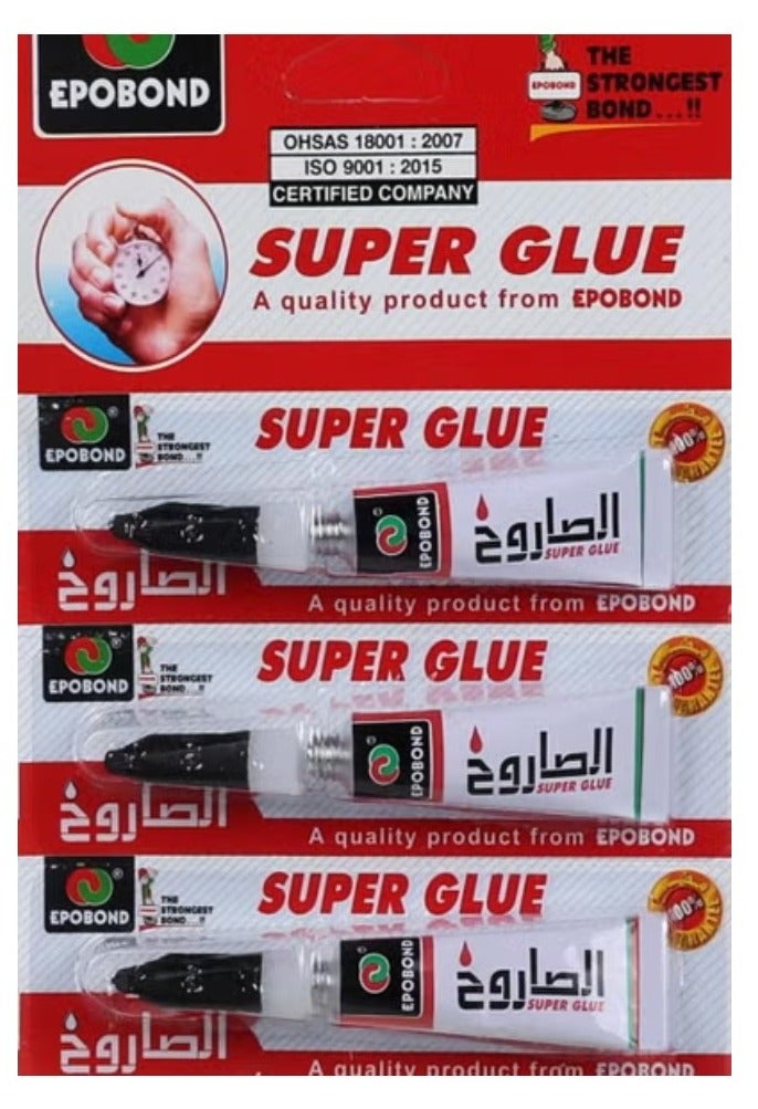 Epobond Super Glue Super Glue for All Surfaces - Rocket Glue Miracle Paste 3 Piece - Image 1