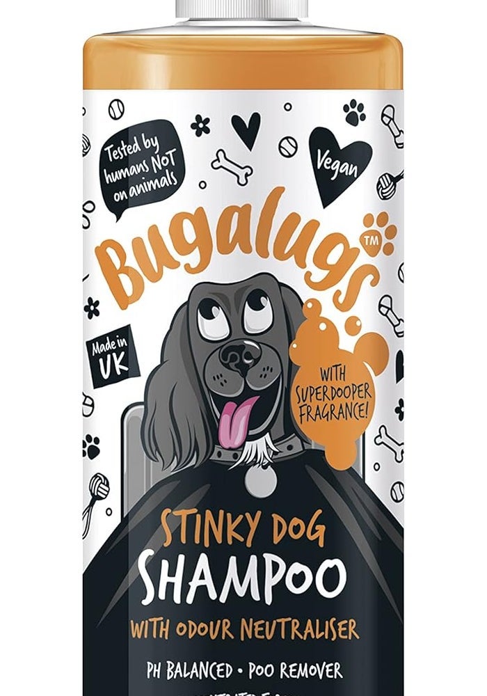 Bugalugs Stinky Dog Shampoo 500ml with Odour Neutraliser - Image 1