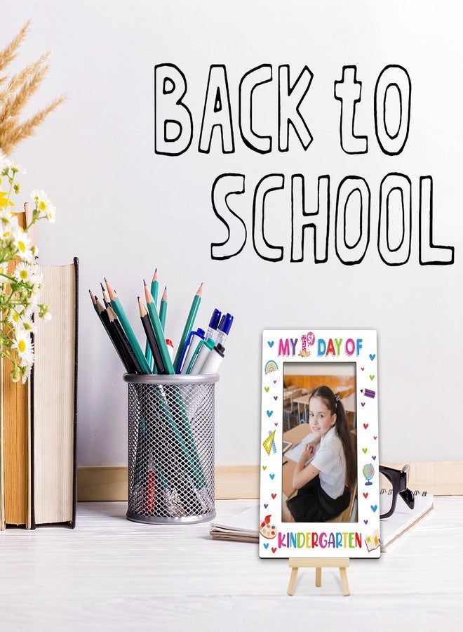 DETIHO My First Day of School Picture Frame - Kindergarten Photo Frame, Elementary School Back to Schools For Boys Girls, Perfect 2025 Year Keepsake-J03 - Image 3