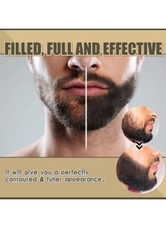 East Moon Men's Beard Pencil Filler: Long-Lasting Beard Filling Pen Kit with Brush and Styling Comb Tool for Natural-Looking Beard, Moustache, and Eyebrows  - Image 5