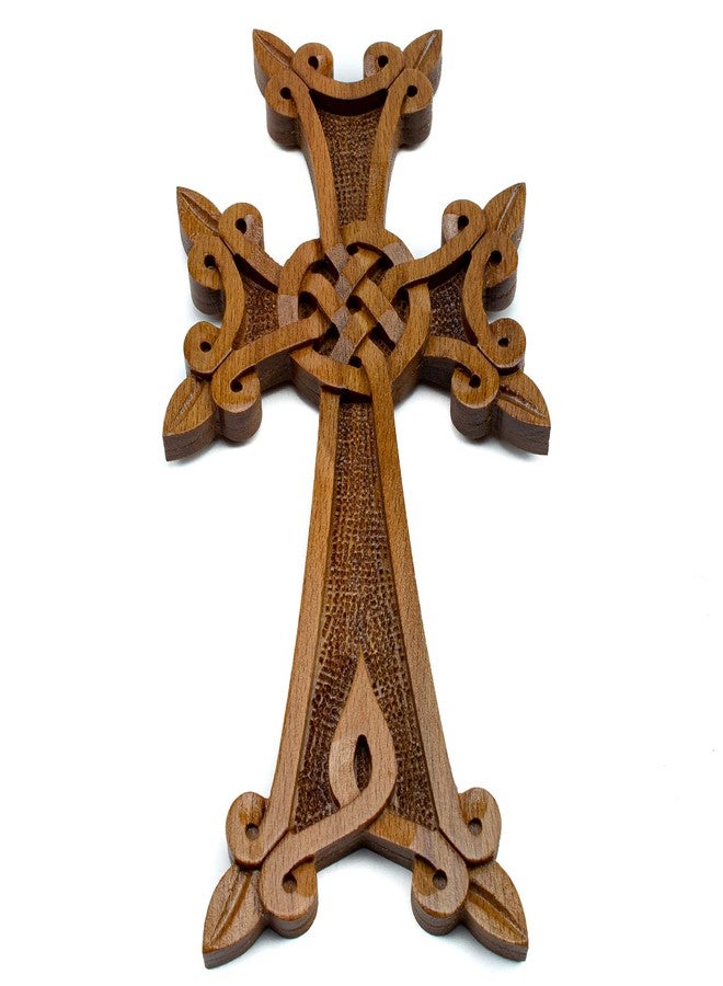 Handcraftoria Handmade Wall cross with ornaments from armenian cross - Image 2