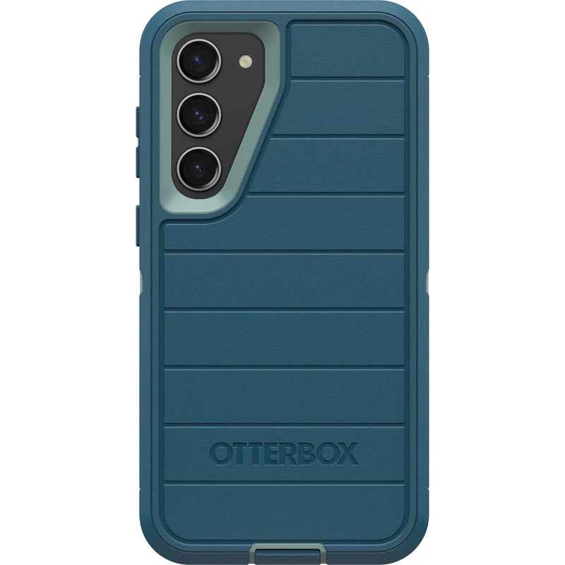 OtterBox Galaxy S23+ (Only) - Defender Series Case - Manoeuvre (Blue), Rugged & Durable - with Port Protection - Includes Holster Clip Kickstand - Microbial Defense Protection - Non-Retail Packaging - Image 3