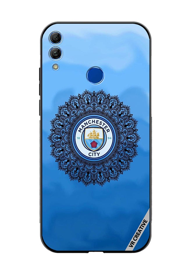 VR CREATIVE Protective Case Cover For Honor 10 Lite Man City Design Multicolour