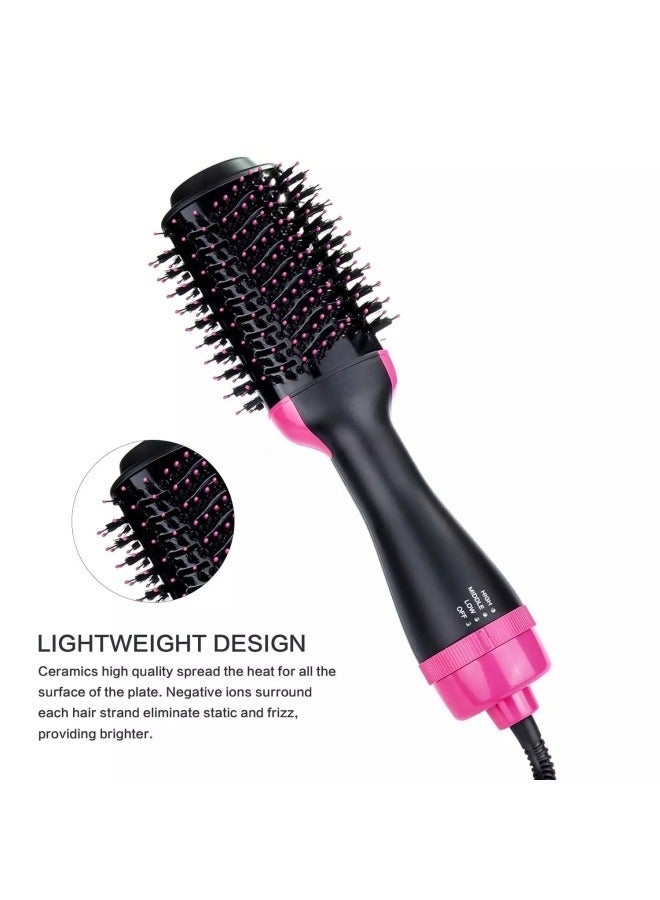 عام أربعة في واحد مشط الهواء الساخن ، مشط الشعر على التوالي ، مجعد الشعر على التوالي ، مشط مجفف الشعر - Image 3