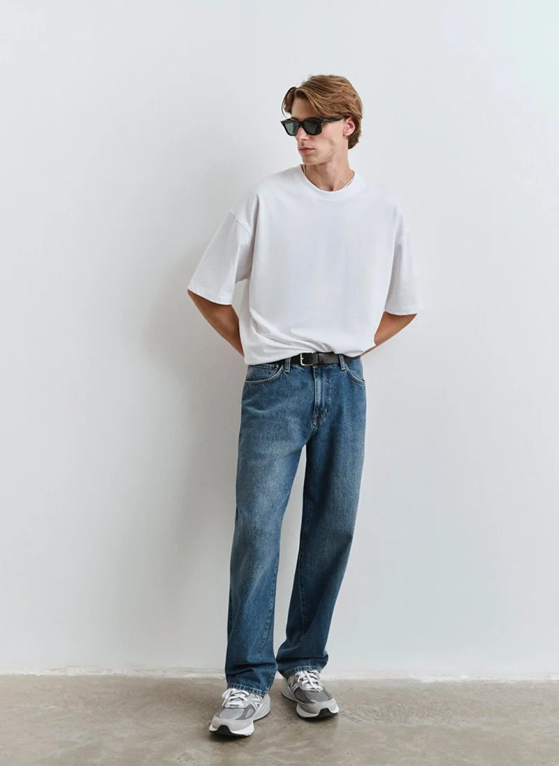 مافي Mitte Dusty Indigo Street Jeans