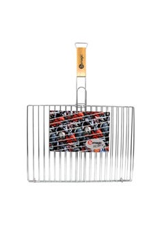 Somagic Somagic Rectangular Double Grid Grill Silver 40x29cm 