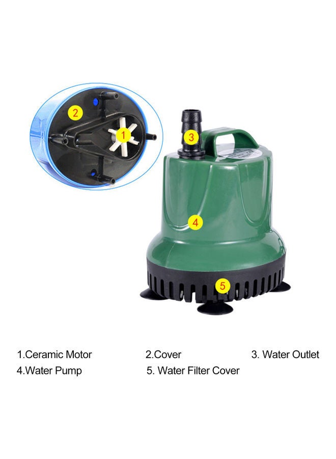 Generic Submersible Water Mini Fountain Pump Green/Black  - Image 2
