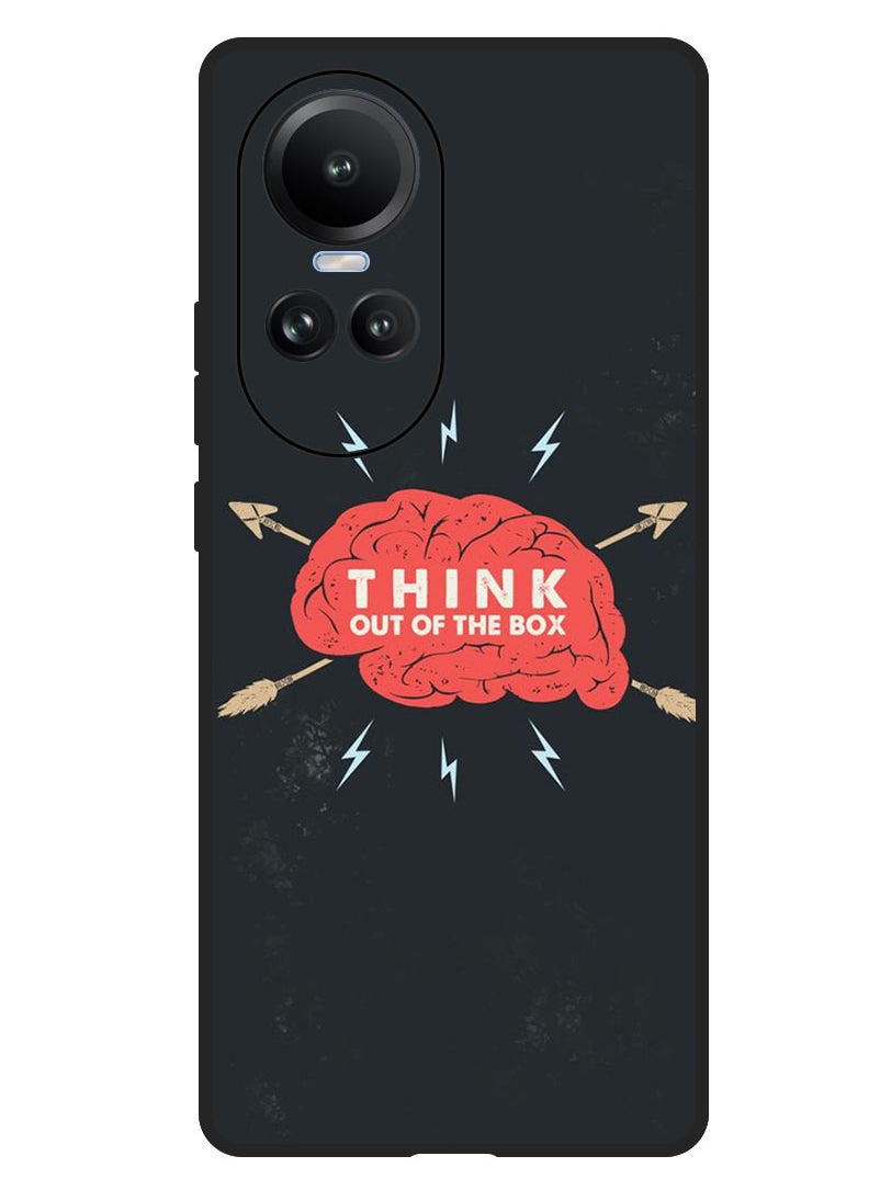 Theodor Protective Case Anti Scratch Shock Proof Bumper Cover For Oppo Reno 10/10 Pro Think out of the box (2)  - Image 1