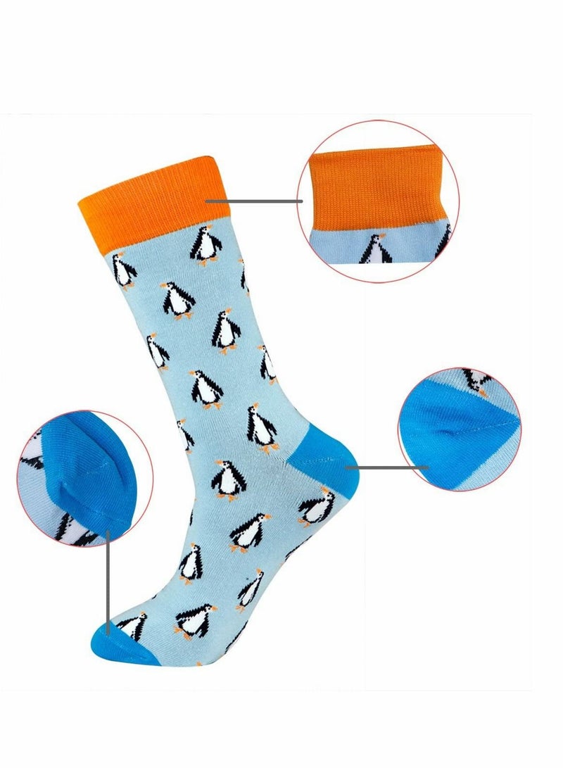 SYOSI Funny Socks for Women Men,  Winter Crazy Fun Crew Novelty Fashion Casual Dress Socks, Trend Hip Hop Colourful Compression Socks  - Image 2