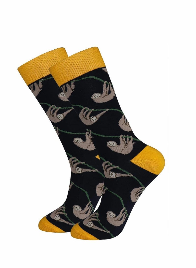 SYOSI Funny Socks for Women Men,  Winter Crazy Fun Crew Novelty Fashion Casual Dress Socks, Trend Hip Hop Colourful Compression Socks  - Image 4