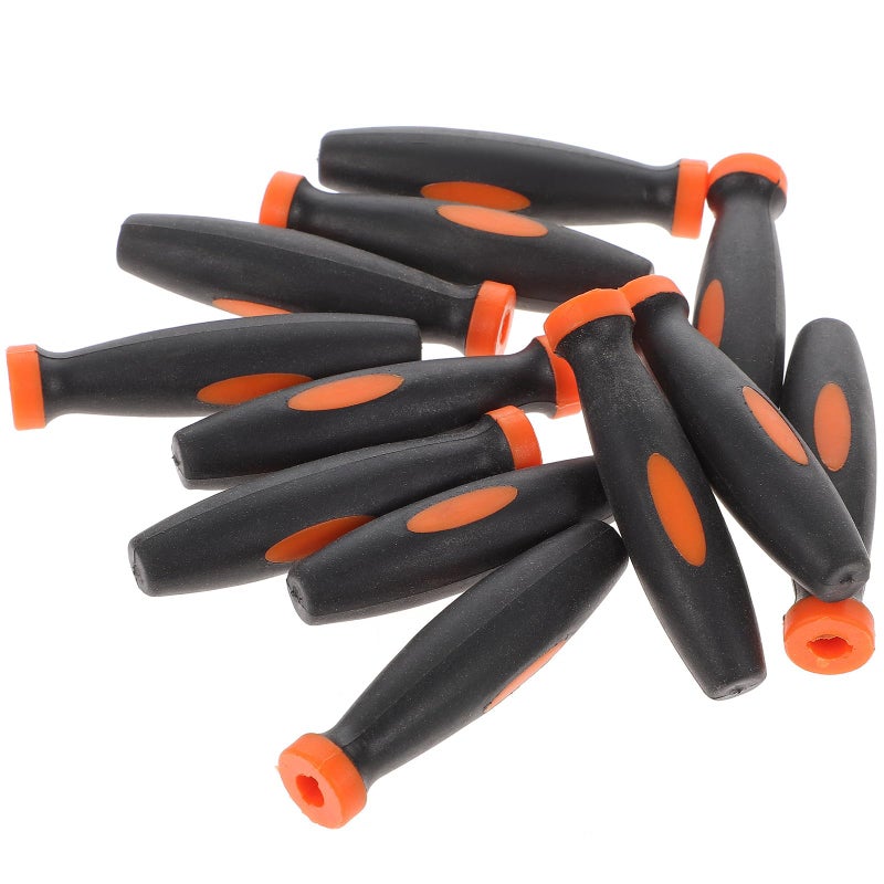 12Pcs Rubber File Handle Grips 5mm Non Slip Ergonomic Replacement Covers For Woodworking Tools - Image 2