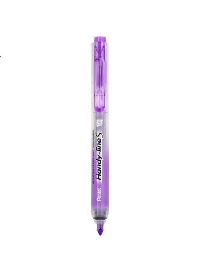 Pentel Sxs15 Retractable Highlighter Pen, Journal Marker, Large Capacity Refillable Fluorescent Pen, 4.5Mm, Purple - Image 3