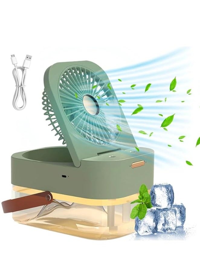 زوربس ZORBES® 3 في 1 مرطب هواء بمروحة USB، مرطب هواء مكتبي بمروحة تبريد USB 2.5 لتر - Image 1