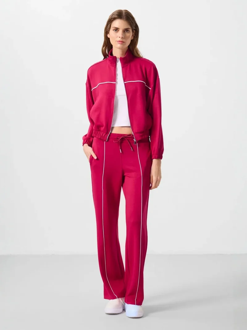TOMMYLIFE TOMMY Oversized Zip-collar Tracksuit Set