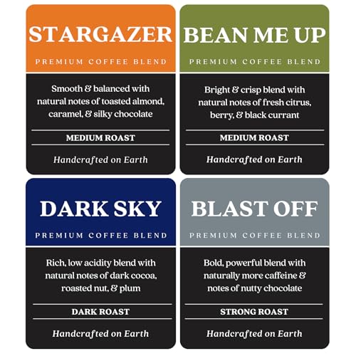 Copper Moon Single Serve Coffee Pods for Keurig K-Cup Brewers, Light, Medium & Dark Roast, Discovery Variety Pack, 80 Count - Image 3