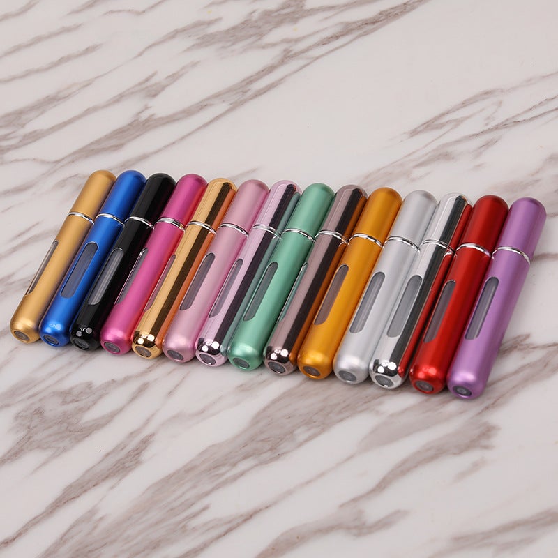 8Ml Perfume Sub-Bottle Bottom Filling Round Head Mini Press Travel Spray Portable Empty Bottle Self-Pump Spot - Image 4