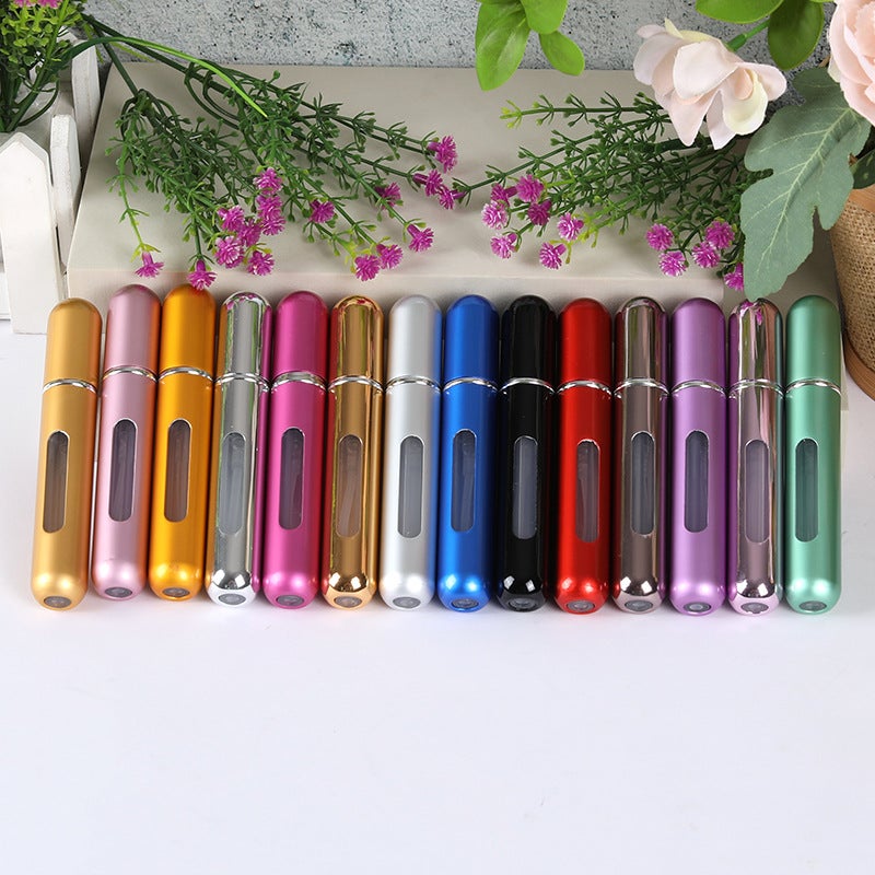 8Ml Perfume Sub-Bottle Bottom Filling Round Head Mini Press Travel Spray Portable Empty Bottle Self-Pump Spot - Image 3