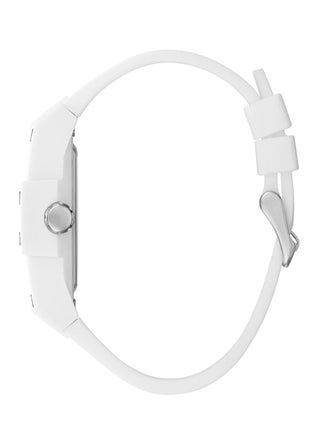 Guess men’s White Case White Silicone Watch GW0203G2 - view 2