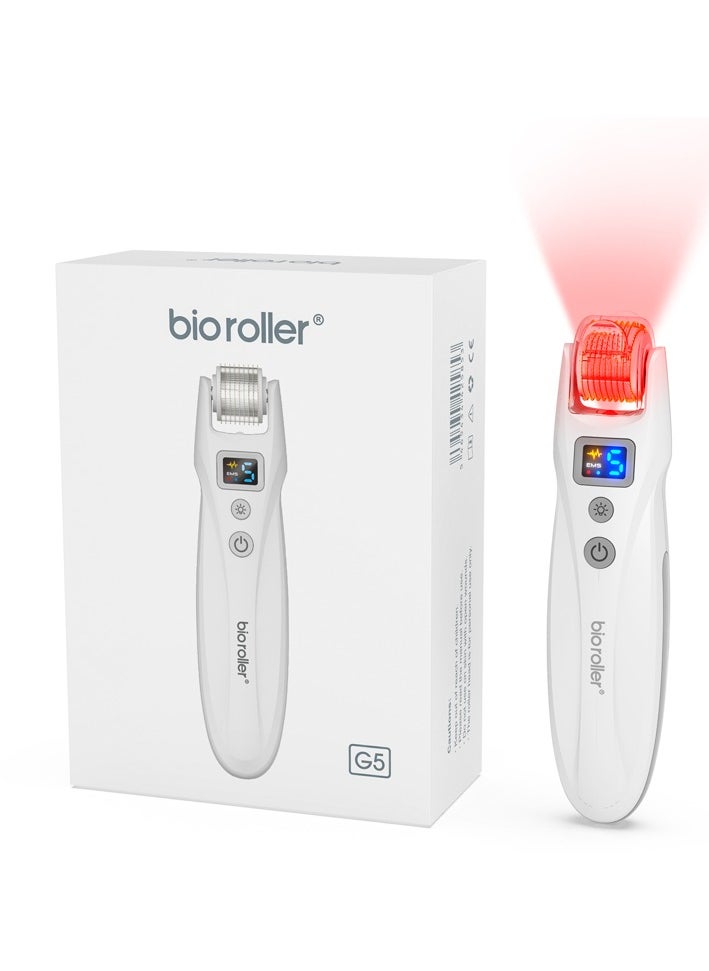 Bio Roller G5 Microneedle Roller for Hair Growth & Face 0.25mm Micro Needling Roller 540 Microvibrations Care Skincare Tools 