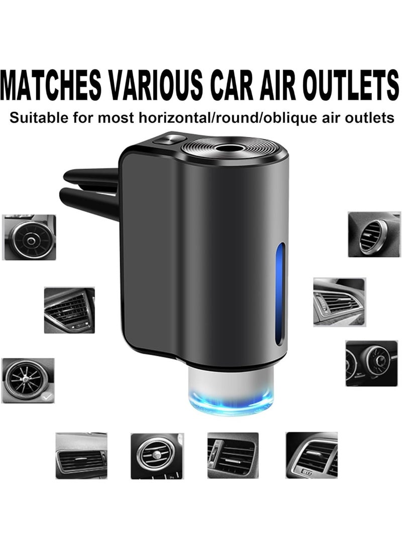 يوڠام معطر هواء ذكي للسيارة – موزع عطر قابل لإعادة الشحن للسيارة، موزع رائحة ذكي مع 3 مستويات قابلة للتعديل، يشمل 3 عبوات معطر للرجال وزجاجة فارغة طويلة الأمد - Image 5