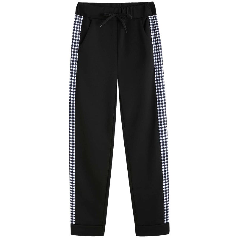 amropi Women's 2 Piece Tracksuit Sweatsuits Sets Zipper Sweatshirt and Jogging Sweatpants Suit Black, S - Image 4