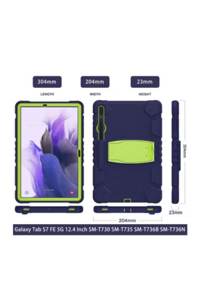 GULFLINK Protective Back Cover Case for Samsung Tab S7 FE T730/T735/T736B/T736N/S7plusT970/T975 12.4 inch - Image 3