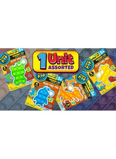 Ja-Ru Pop It Keychain Bubble Fidget Toy (1 Unit Random Assorted) Sensory Toys Push Cheap Popper Popping Toy Cheap Popper Fidget Toy Pack Stress Relief Toy Game Birthday Party Favors Stuffers 47811  - Image 3