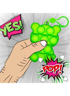 Ja-Ru Pop It Keychain Bubble Fidget Toy (1 Unit Random Assorted) Sensory Toys Push Cheap Popper Popping Toy Cheap Popper Fidget Toy Pack Stress Relief Toy Game Birthday Party Favors Stuffers 47811  - Image 5
