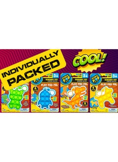 Ja-Ru Pop It Keychain Bubble Fidget Toy (1 Unit Random Assorted) Sensory Toys Push Cheap Popper Popping Toy Cheap Popper Fidget Toy Pack Stress Relief Toy Game Birthday Party Favors Stuffers 47811  - Image 2