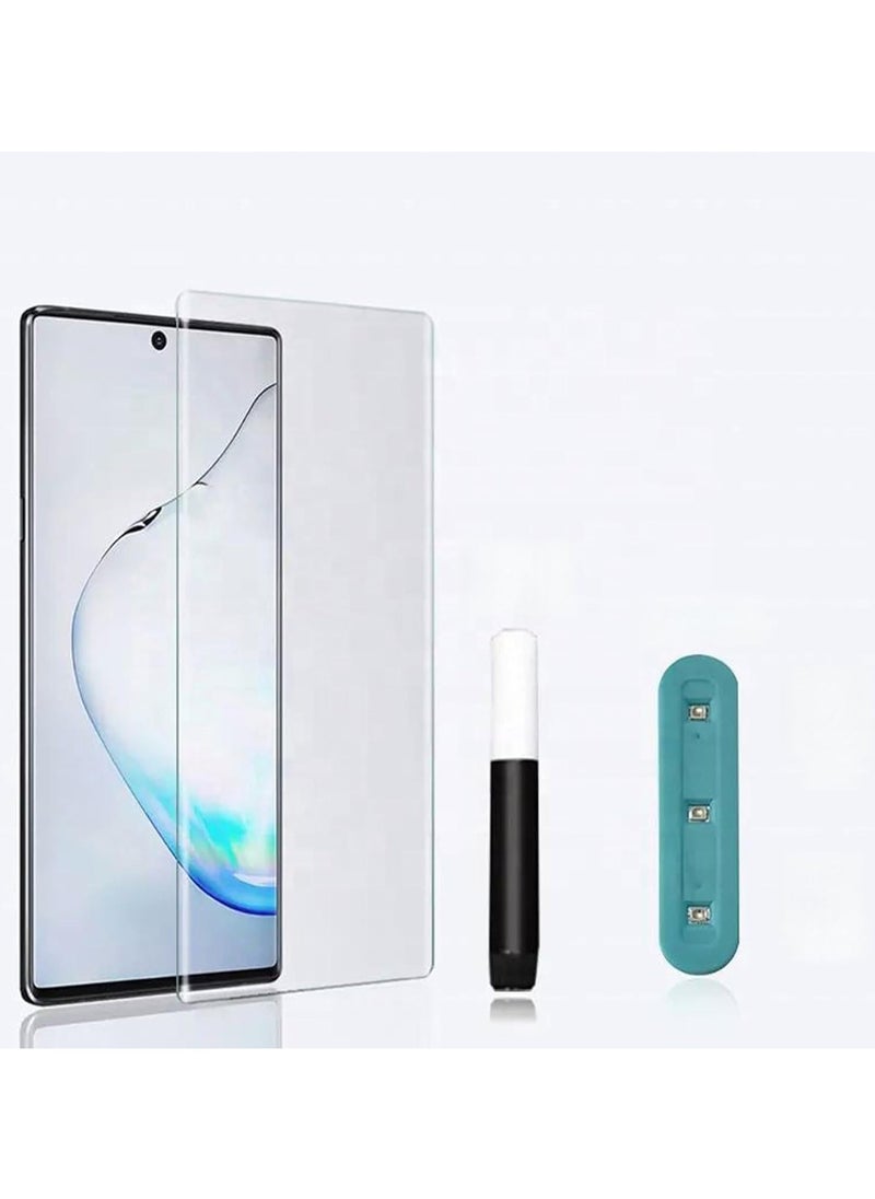 Generic Full Glass Screen Protector For Samsung Galaxy S25 Ultra UV Tempered Glass Full Glue Cover Screen Protector For Samsung Galaxy S25 Ultra Fingerprint Unlock Screen Glass Film  - Image 1
