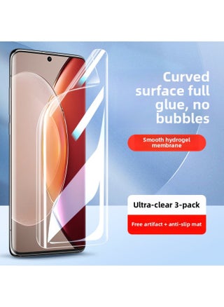 Applicable To Vivox90 Mobile Phone Film X100/x80pro S15/17/16/18 Tempered X200pro Curved Screen-Colour:Imported Hydrogel [ultra-clear * Full Glue Unlocks In Seconds] 3 Pieces * Free Artifact-Size:iQOO 10 Pro - pzsku/Z848CB2F1362E8098A50EZ/45/1745307675/2634ed02-917e-43fb-8907-ca334cd32189