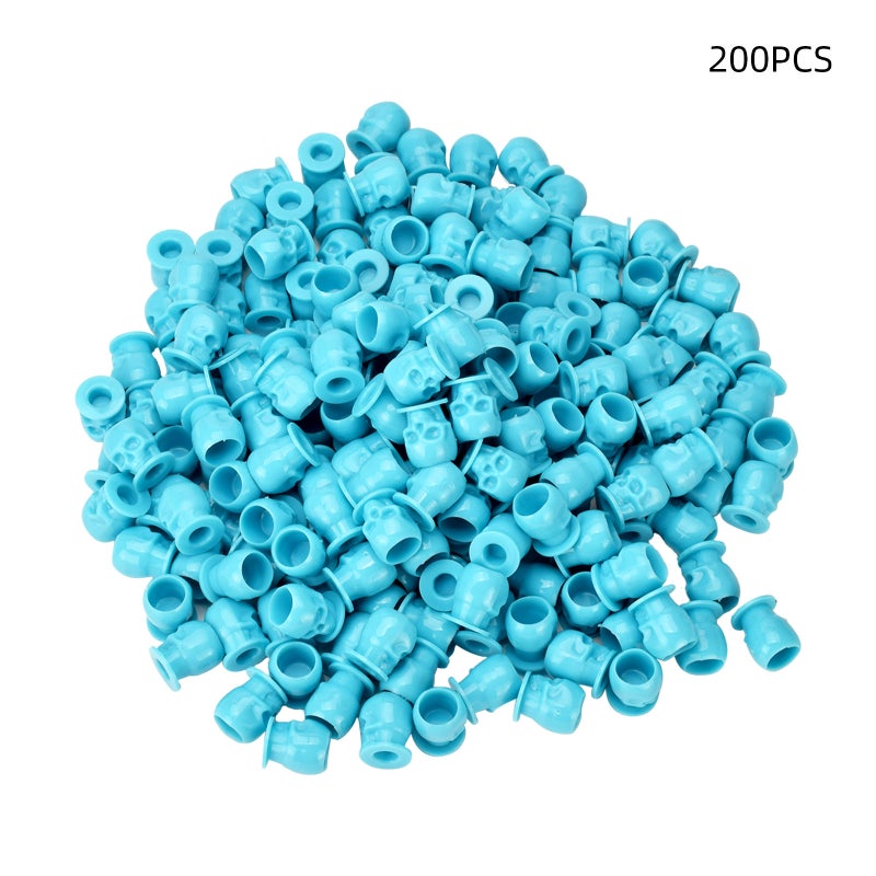 Ink Caps Cups - 200pcs Mixed Tattoo Caps Cups With Base Pigment Cups  Tattoo ink Microblading Makeup Tattooing Supplies - Image 1