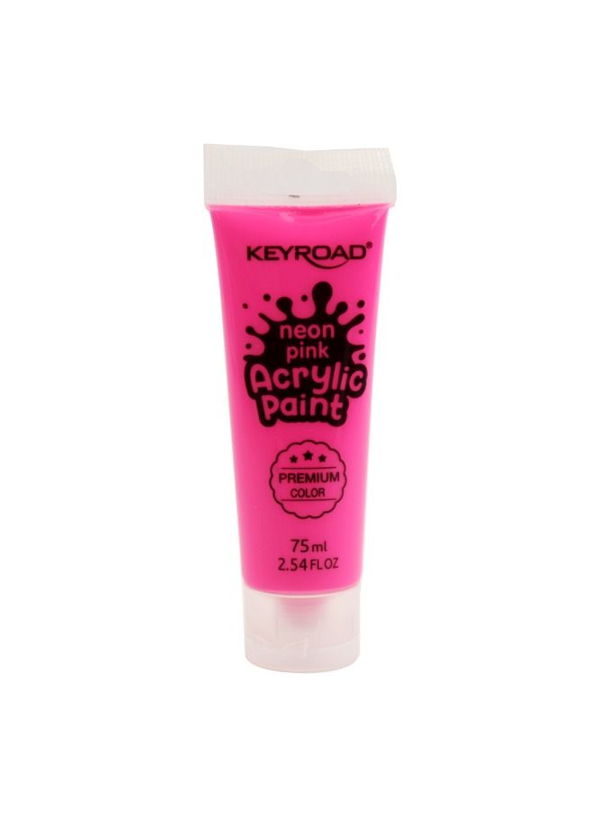 Keyroad Acrylic Paint 75 ml Neon Pink