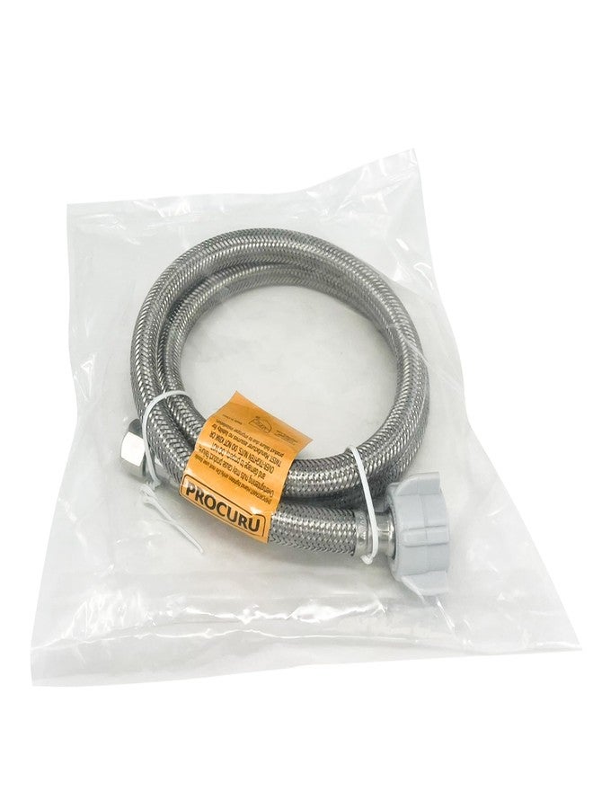 PROCURU 36-Inch x 3/8" Comp x 7/8" BC, Universal Flexible Toilet Connector, Braided Stainless Steel Water Supply Line (9ST36-1P) - Image 4