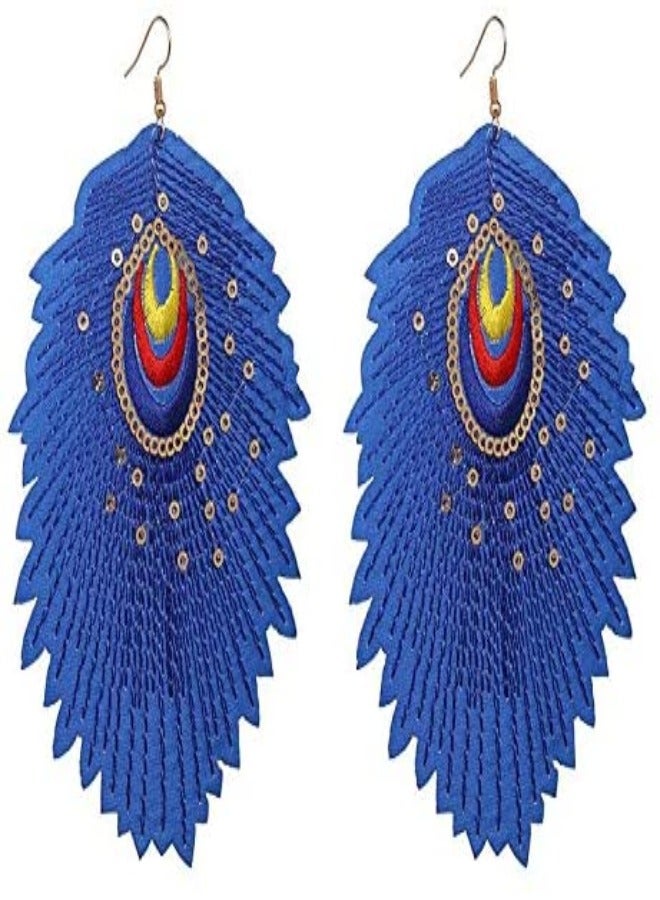 Glamsouq Beautiful  Long Earrings - Image 2