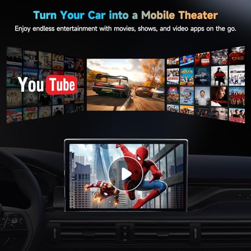 ATOTOZONE AD5 AI Box Wireless CarPlay Adapter & Android Auto, 2025 Upgrade Ai Box CarPlay Compatible with YouTube, AI DriveChat, Dual Wi-Fi, Dual BT, for OEM Wired CarPlay/Android Auto - Image 3